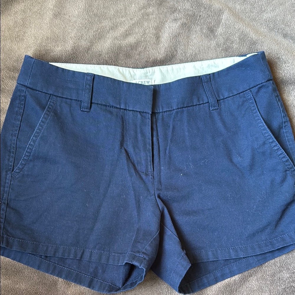 J Crew Navy Blue Shorts Excellent Size 0